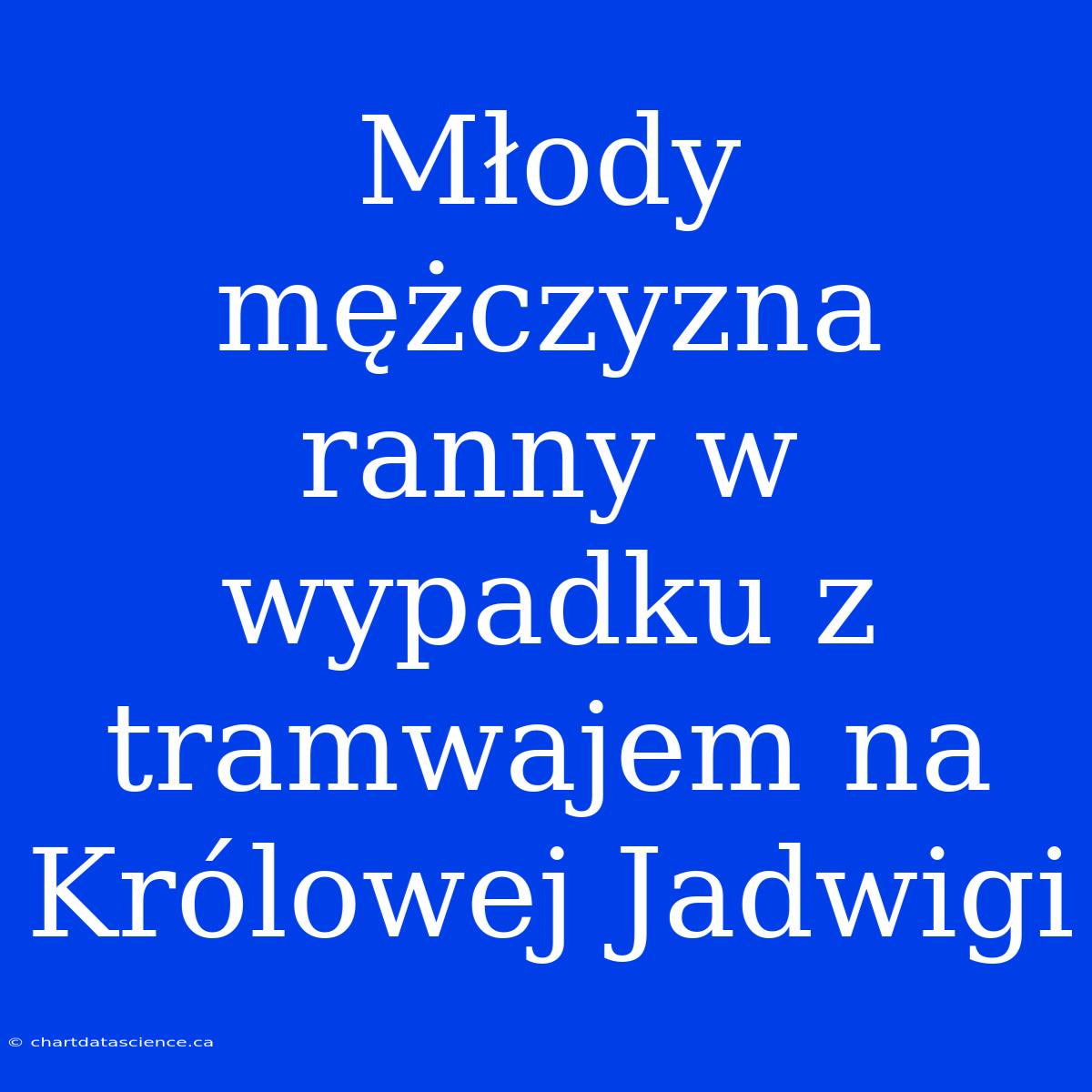 Młody Mężczyzna Ranny W Wypadku Z Tramwajem Na Królowej Jadwigi