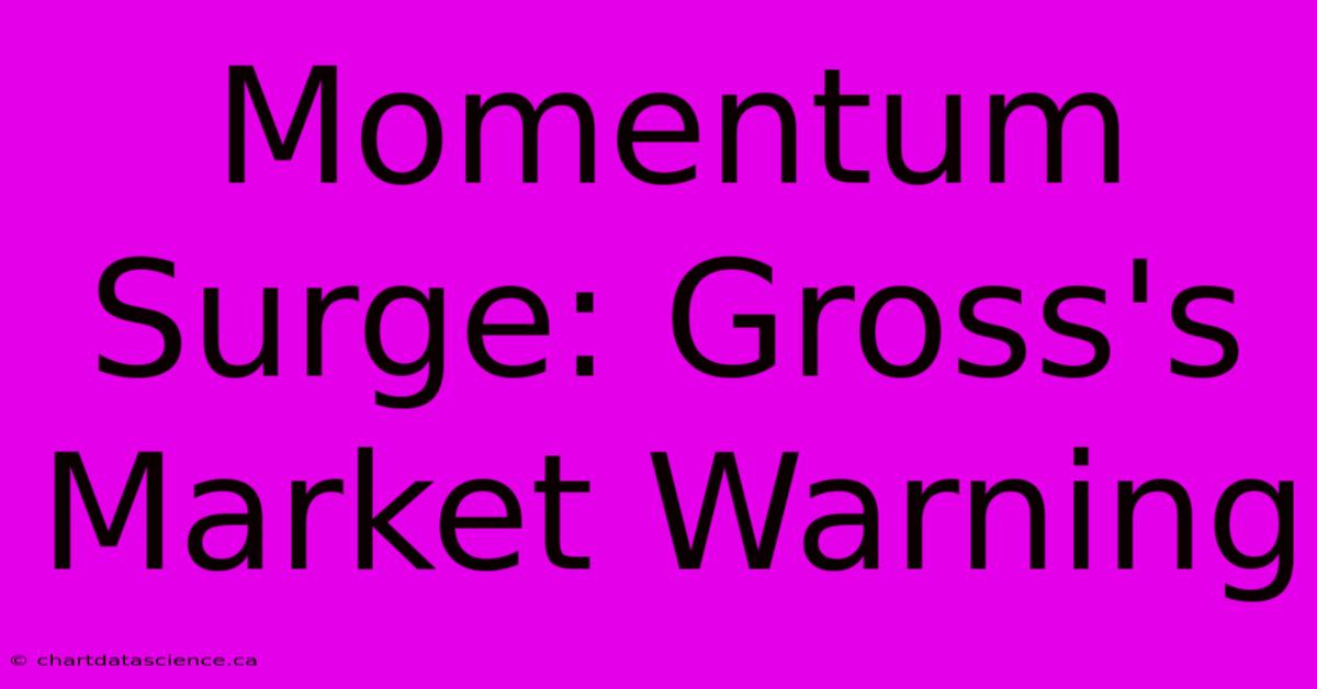 Momentum Surge: Gross's Market Warning