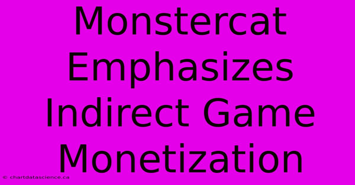 Monstercat Emphasizes Indirect Game Monetization 