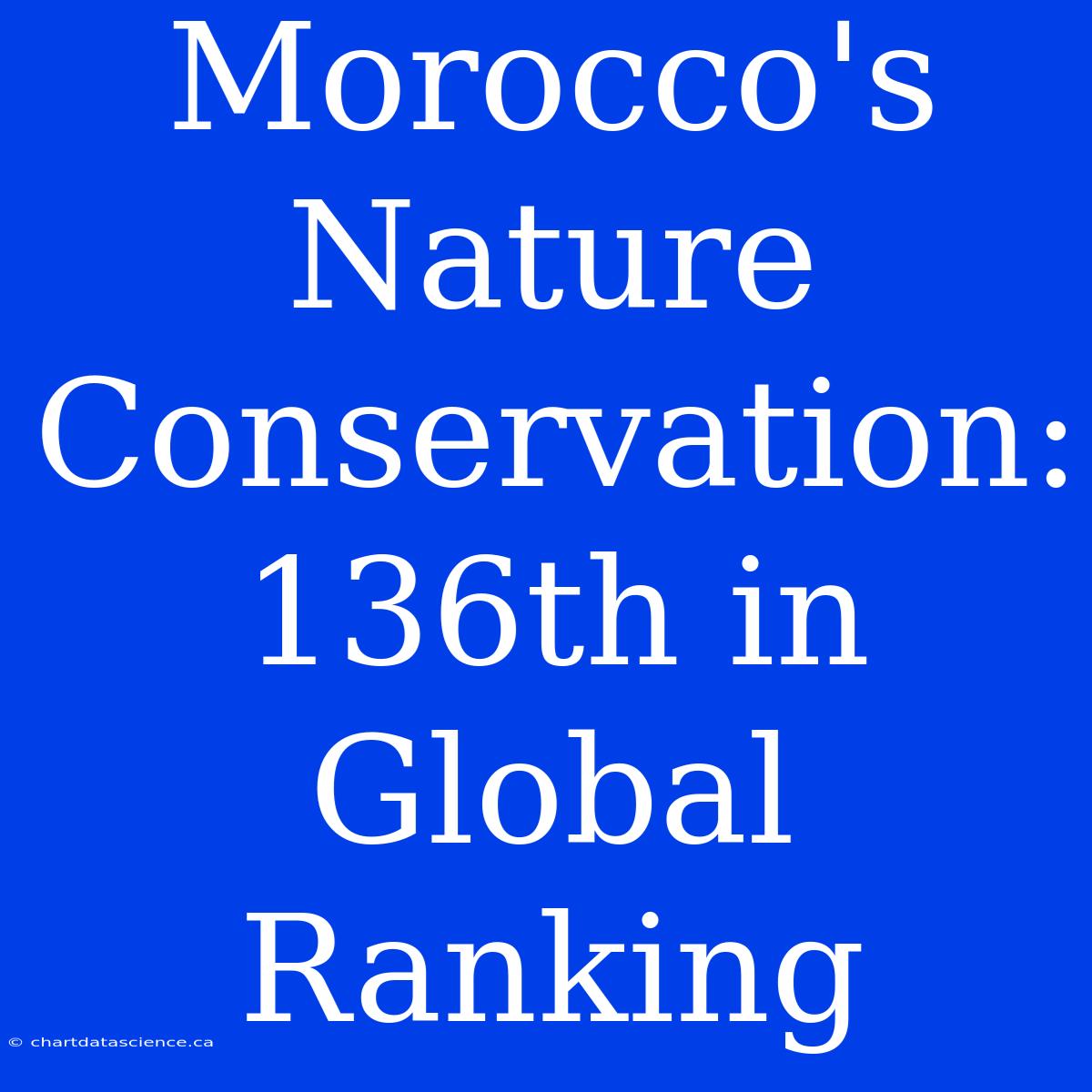 Morocco's Nature Conservation: 136th In Global Ranking