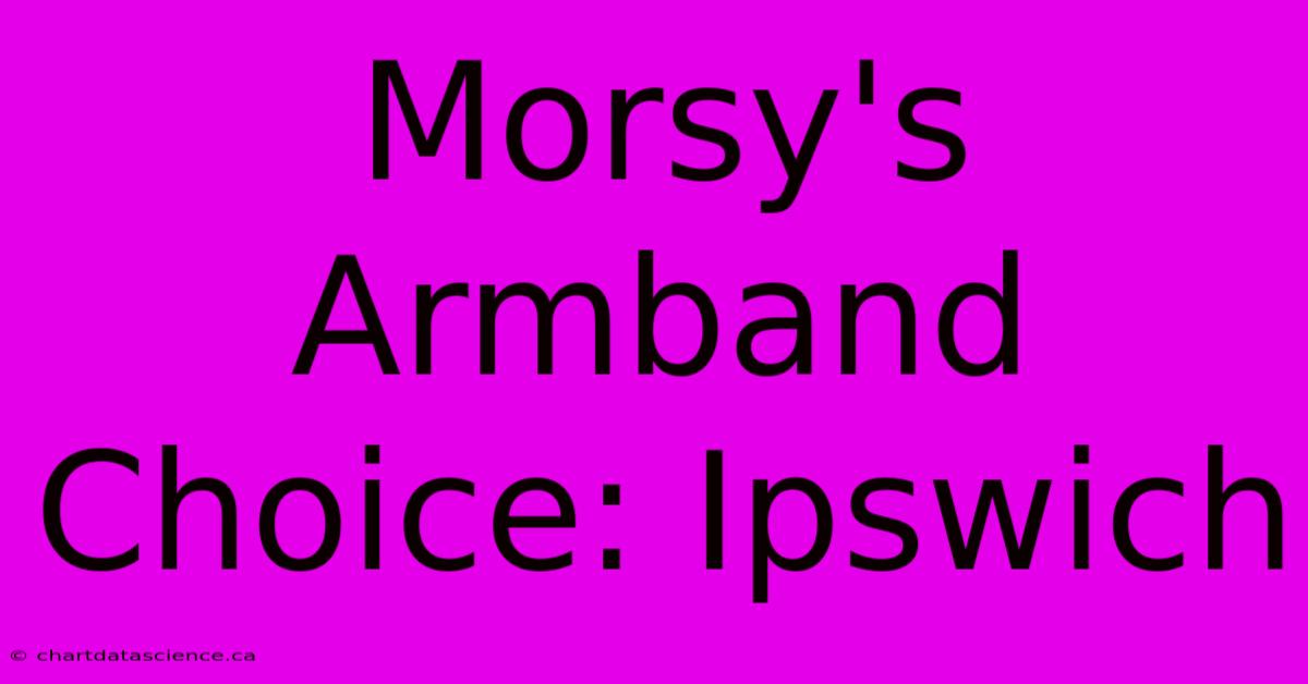 Morsy's Armband Choice: Ipswich