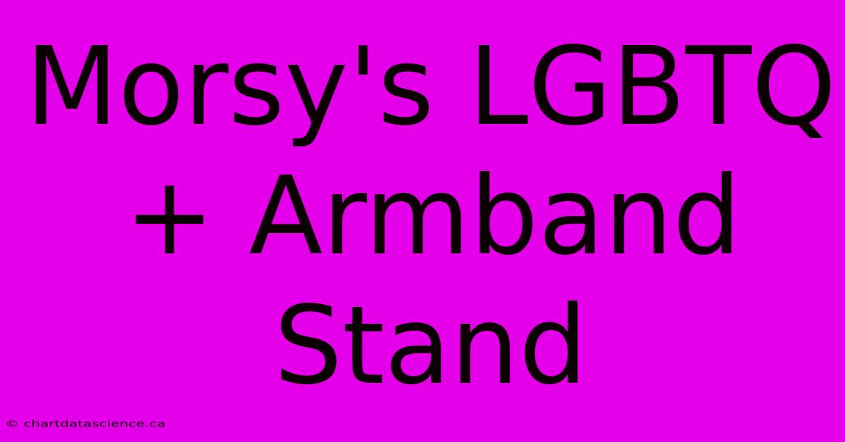 Morsy's LGBTQ+ Armband Stand