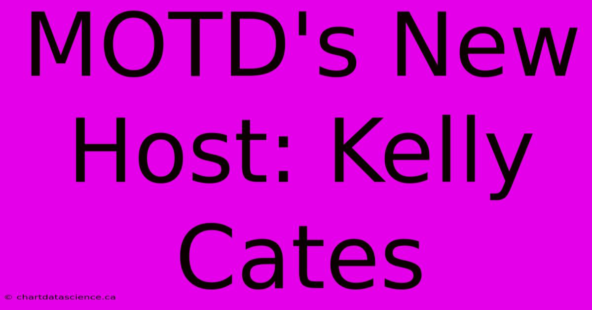 MOTD's New Host: Kelly Cates