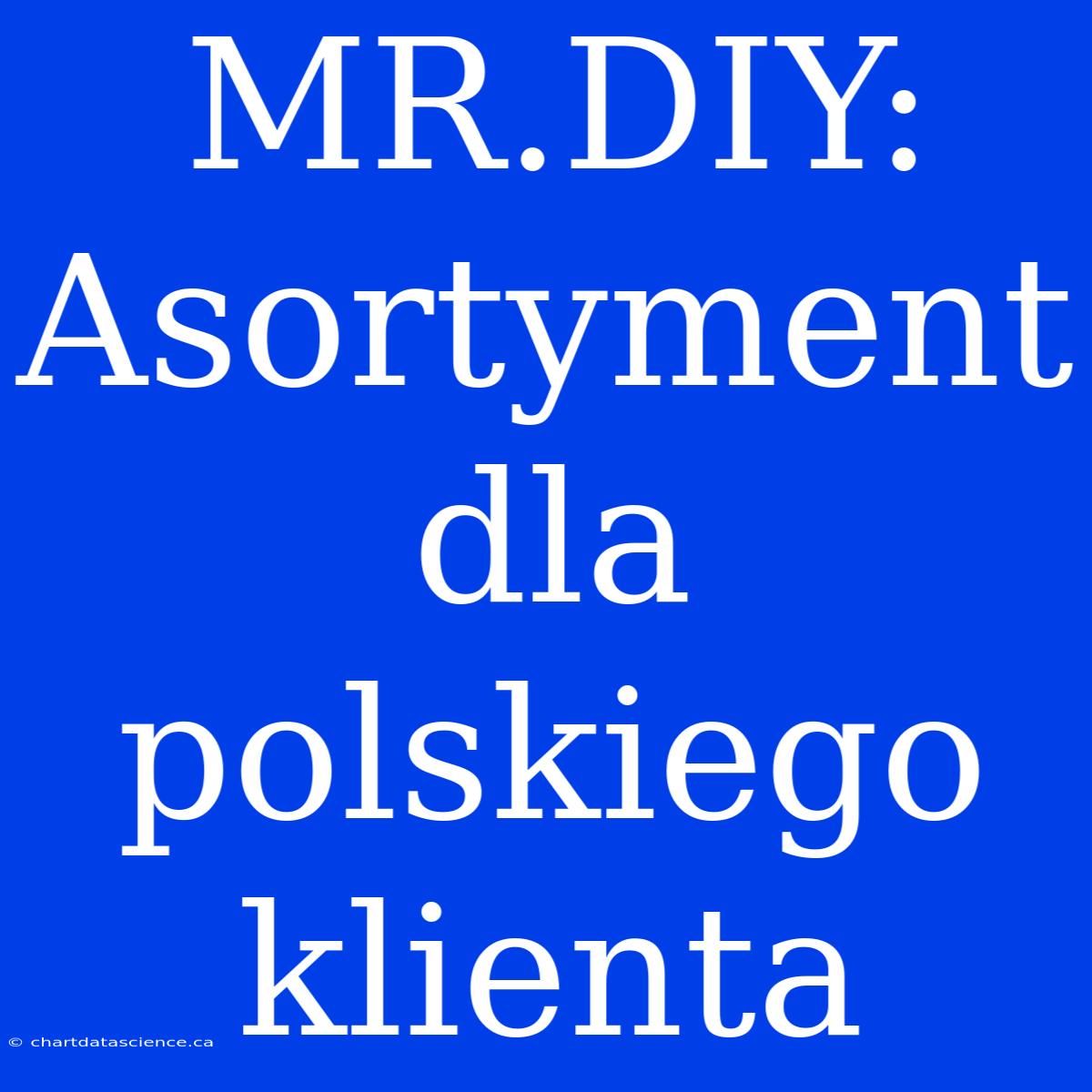 MR.DIY: Asortyment Dla Polskiego Klienta