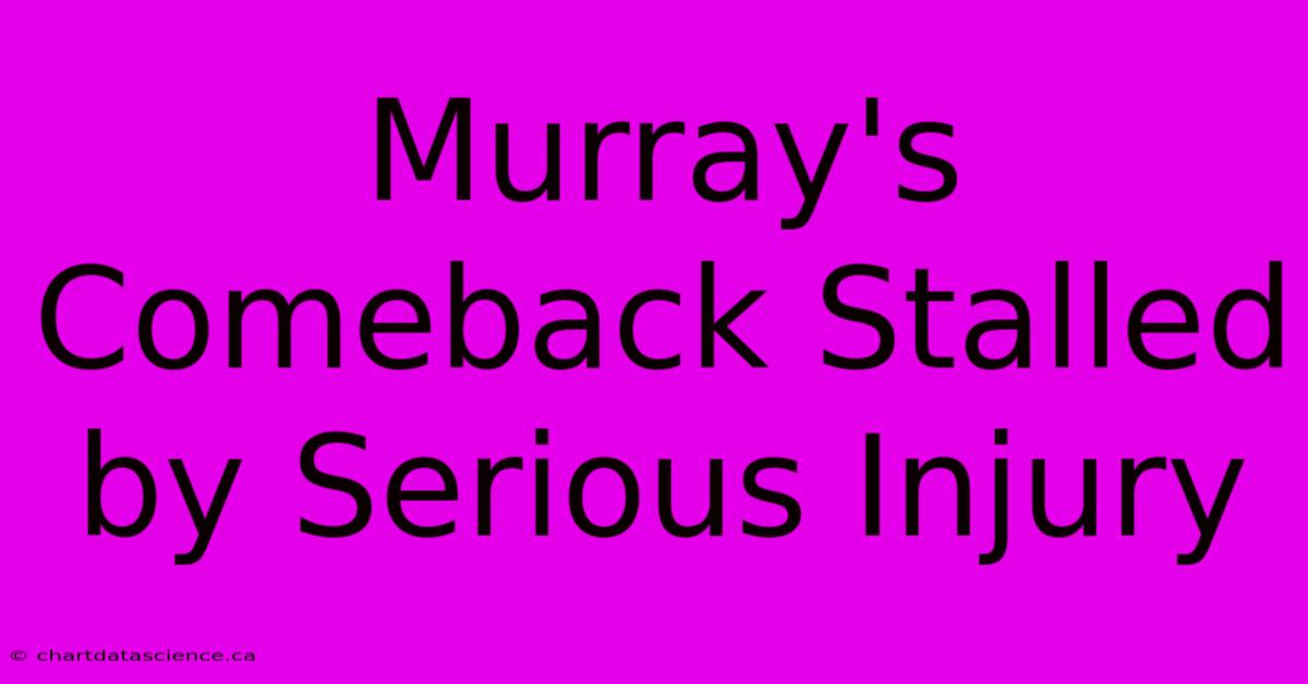 Murray's Comeback Stalled By Serious Injury