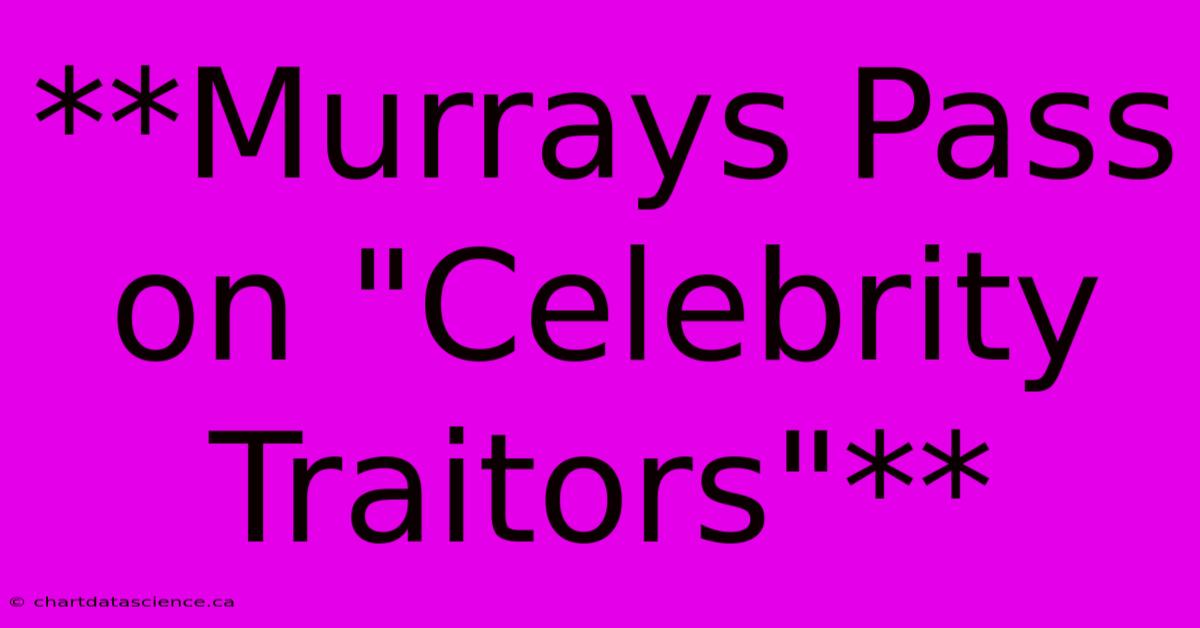 **Murrays Pass On 