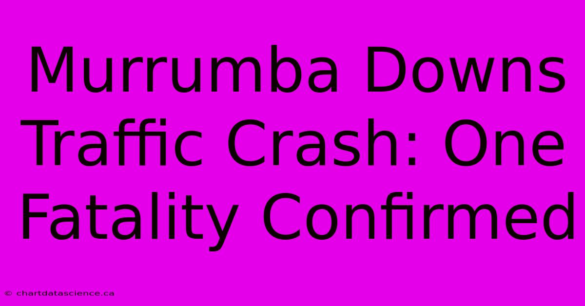 Murrumba Downs Traffic Crash: One Fatality Confirmed