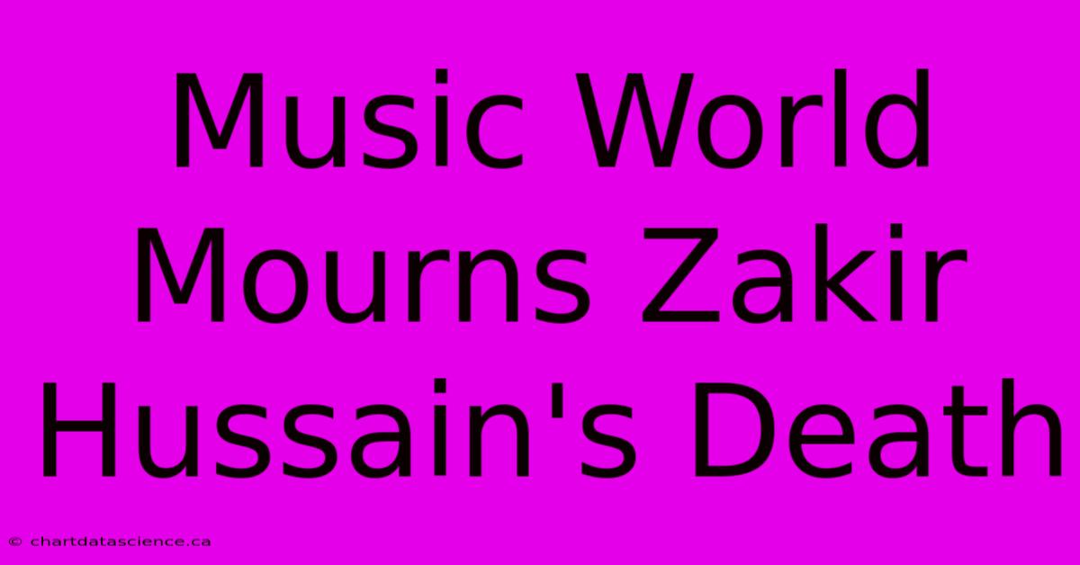 Music World Mourns Zakir Hussain's Death