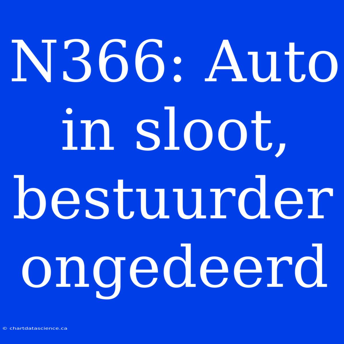 N366: Auto In Sloot, Bestuurder Ongedeerd