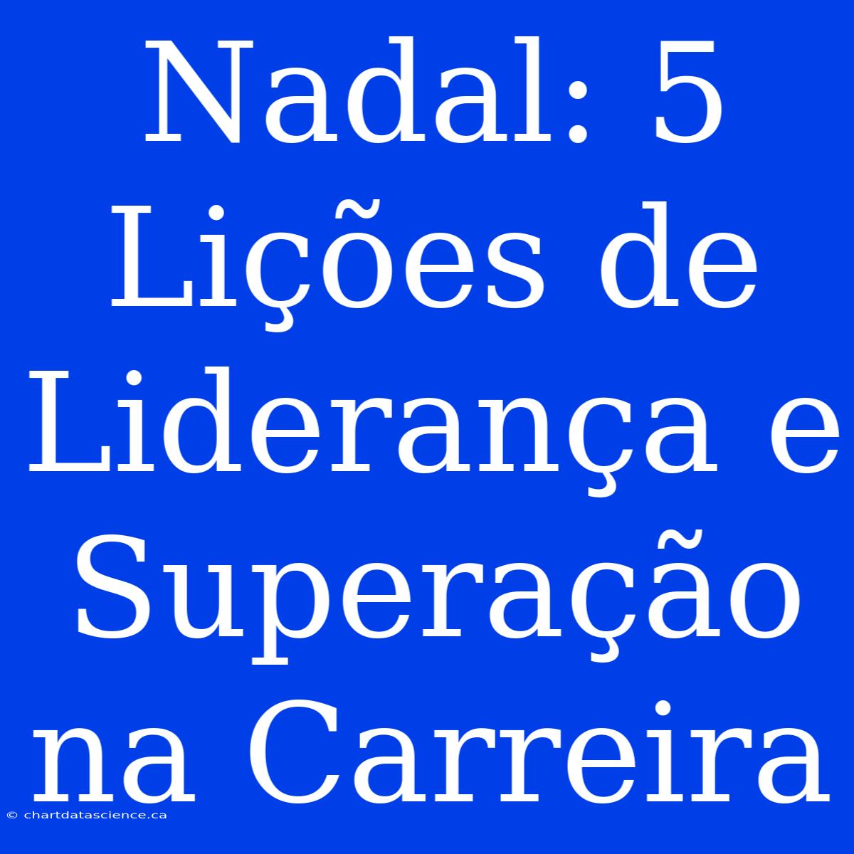 Nadal: 5 Lições De Liderança E Superação Na Carreira