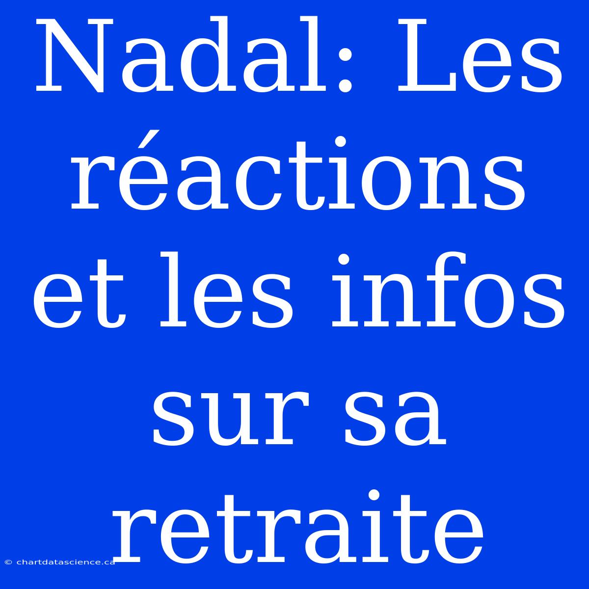 Nadal: Les Réactions Et Les Infos Sur Sa Retraite