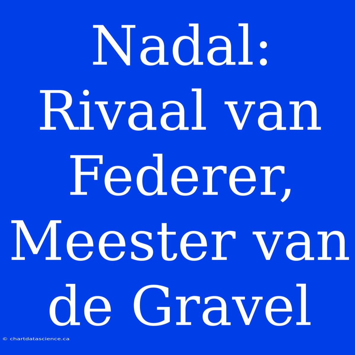 Nadal: Rivaal Van Federer, Meester Van De Gravel