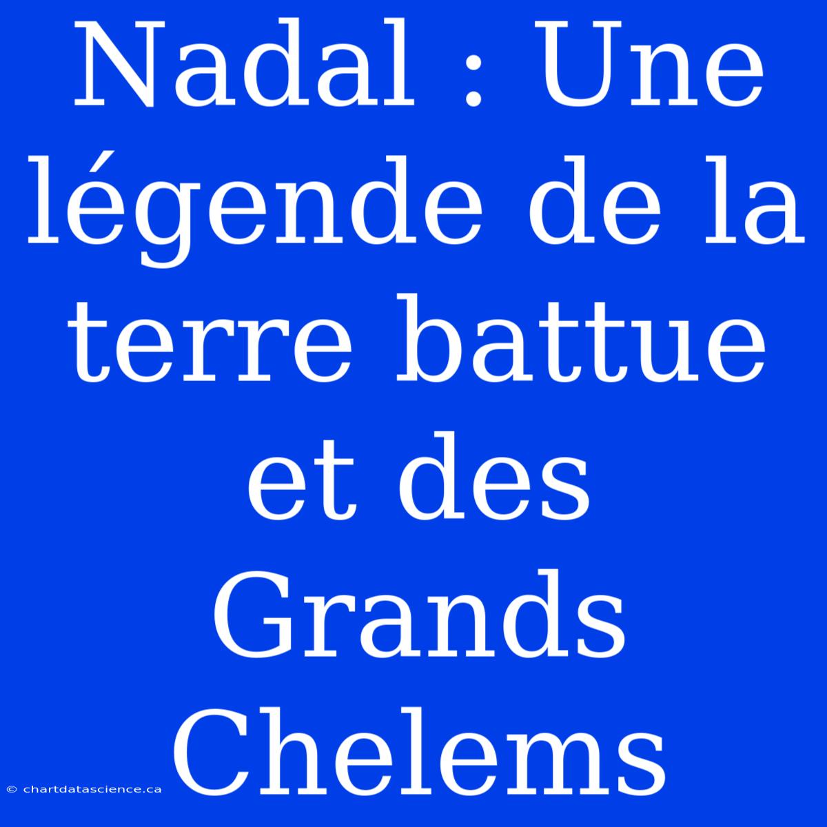 Nadal : Une Légende De La Terre Battue Et Des Grands Chelems