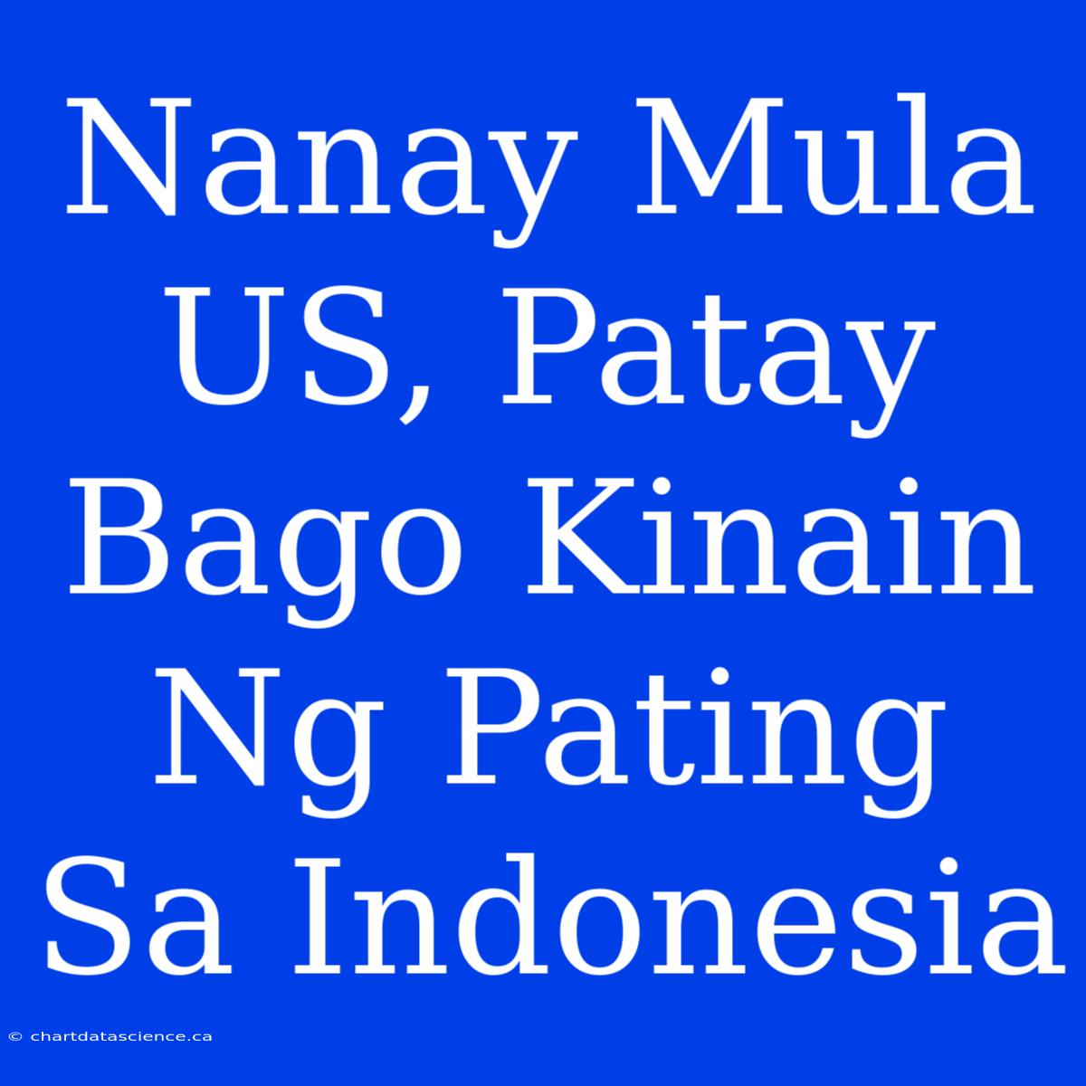 Nanay Mula US, Patay Bago Kinain Ng Pating Sa Indonesia