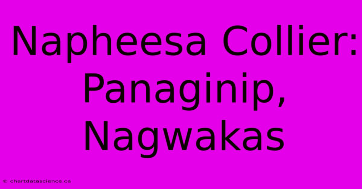 Napheesa Collier: Panaginip, Nagwakas