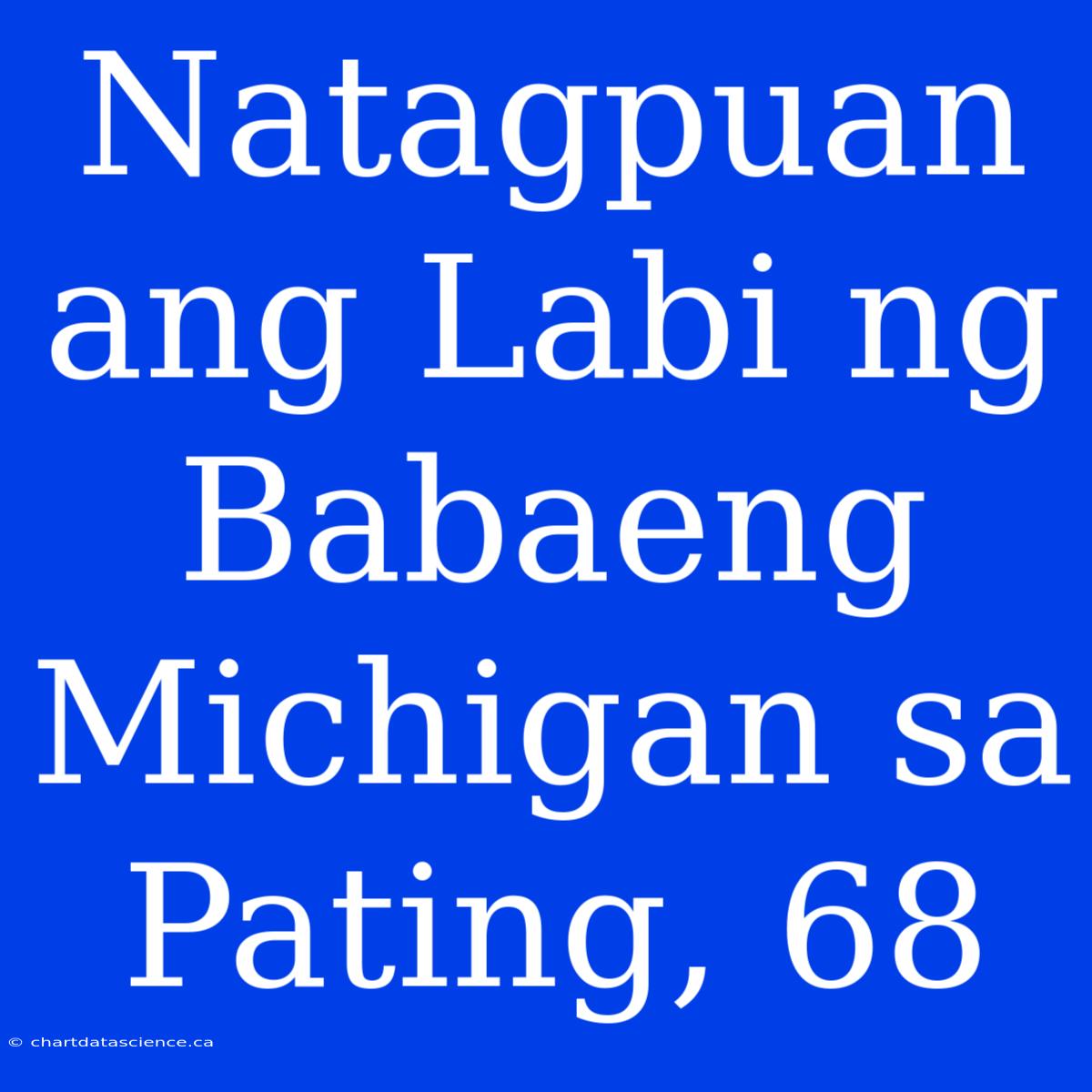 Natagpuan Ang Labi Ng Babaeng Michigan Sa Pating, 68