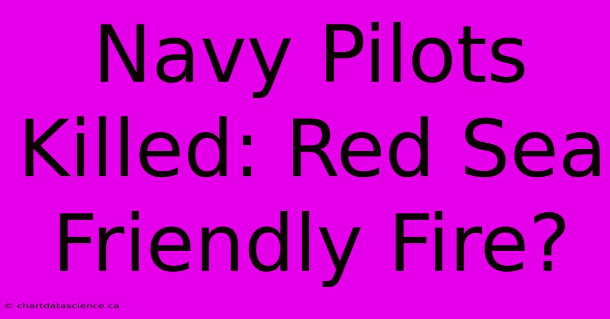 Navy Pilots Killed: Red Sea Friendly Fire?