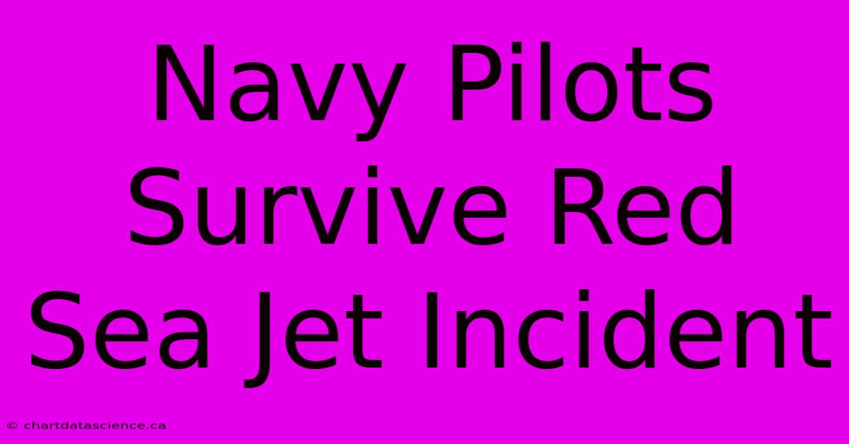 Navy Pilots Survive Red Sea Jet Incident