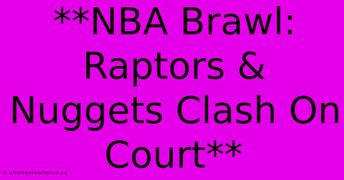 **NBA Brawl: Raptors & Nuggets Clash On Court** 