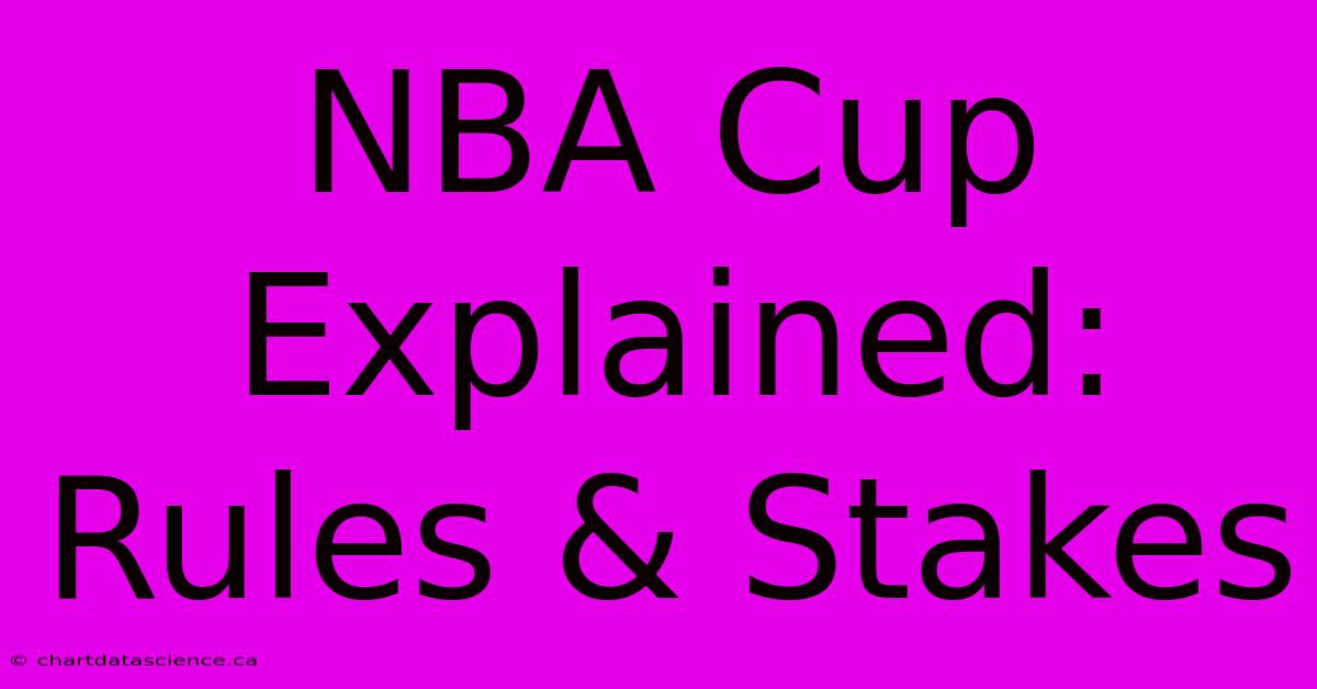 NBA Cup Explained: Rules & Stakes