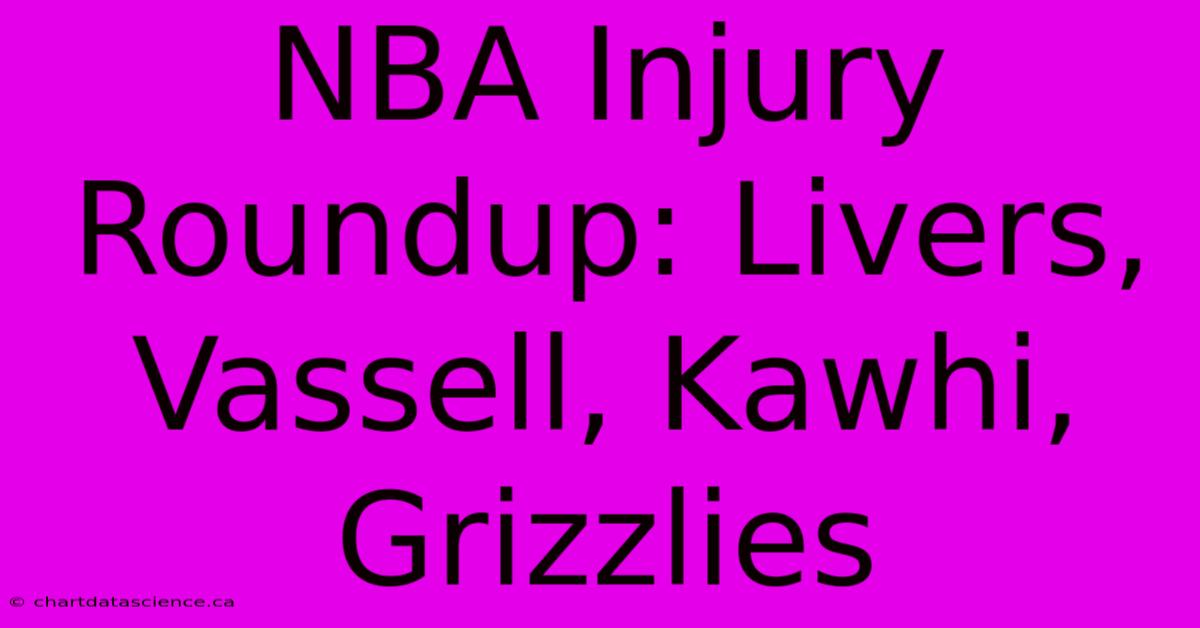 NBA Injury Roundup: Livers, Vassell, Kawhi, Grizzlies 