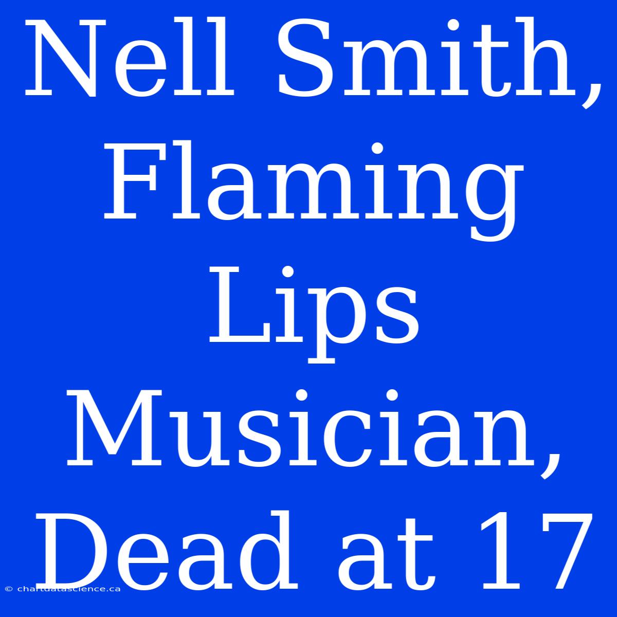 Nell Smith, Flaming Lips Musician, Dead At 17