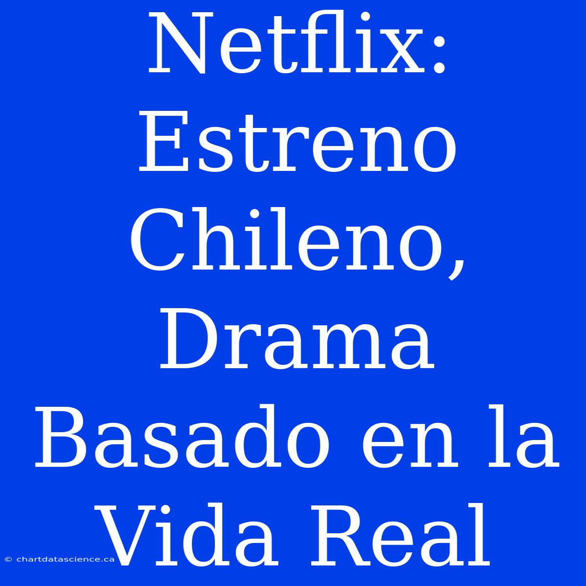 Netflix: Estreno Chileno, Drama Basado En La Vida Real