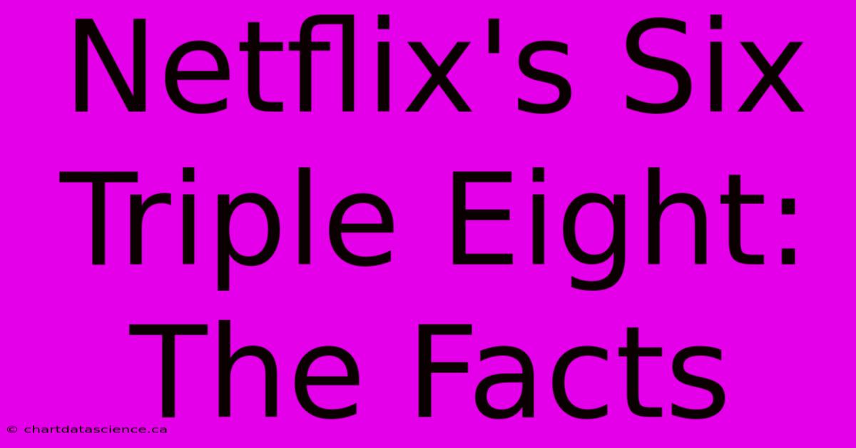 Netflix's Six Triple Eight: The Facts