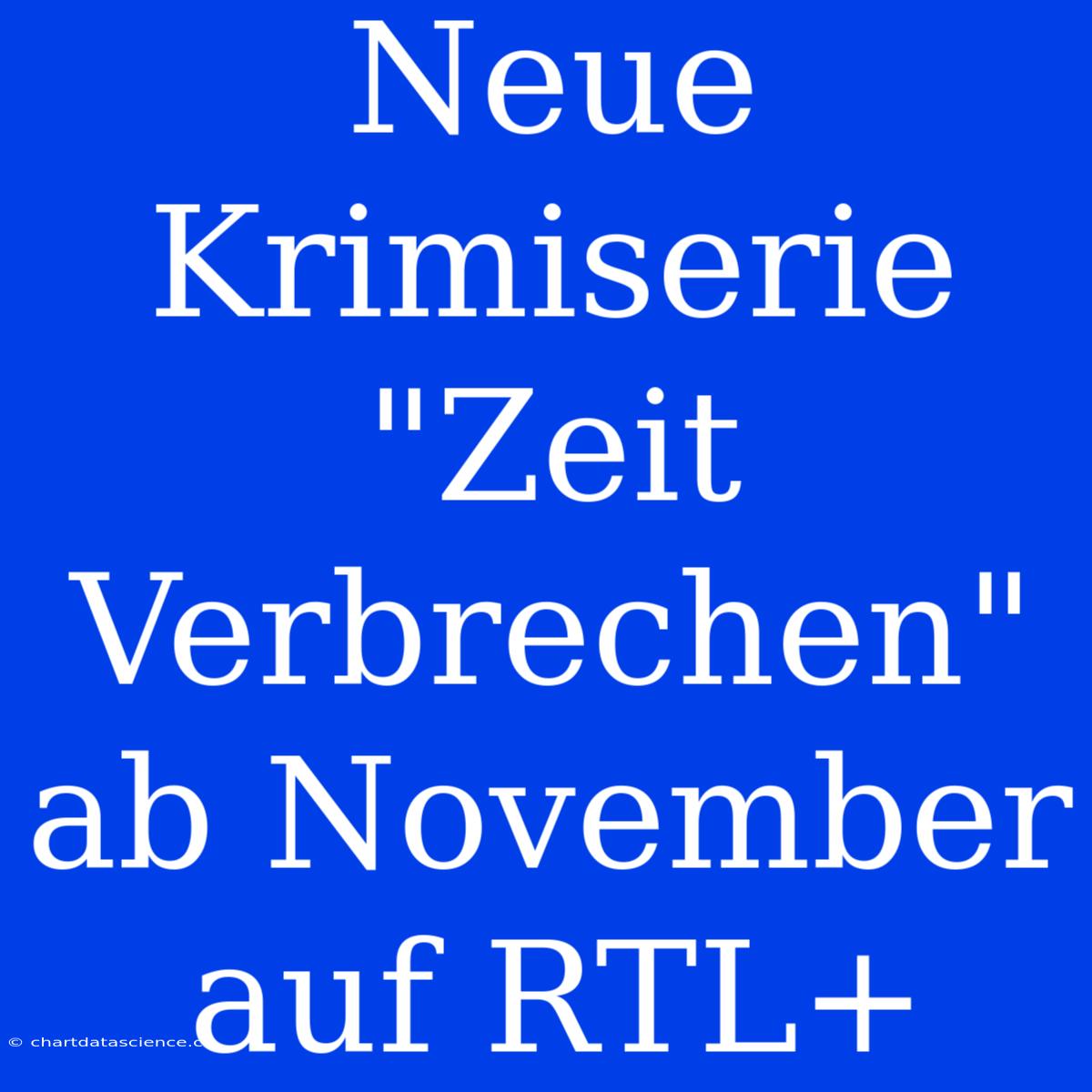 Neue Krimiserie 