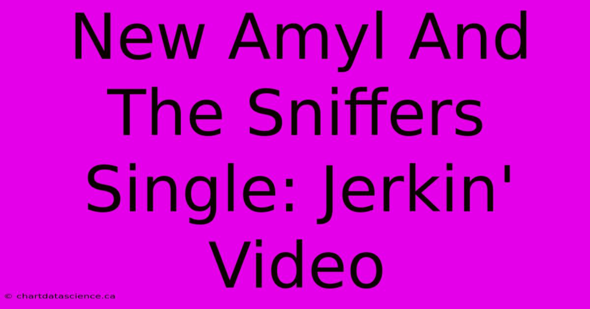 New Amyl And The Sniffers Single: Jerkin' Video