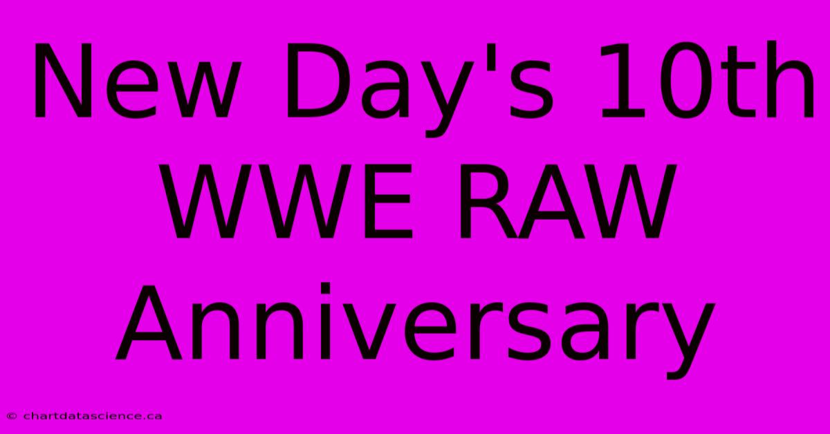 New Day's 10th WWE RAW Anniversary