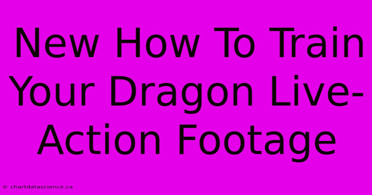 New How To Train Your Dragon Live-Action Footage