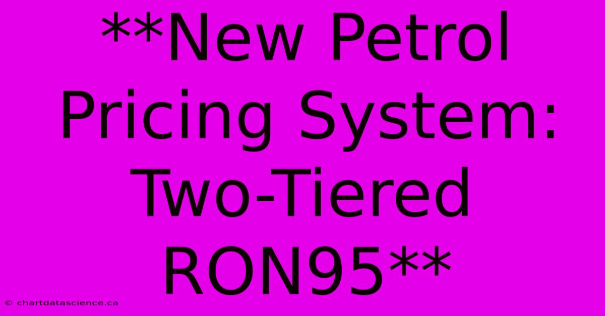 **New Petrol Pricing System: Two-Tiered RON95**