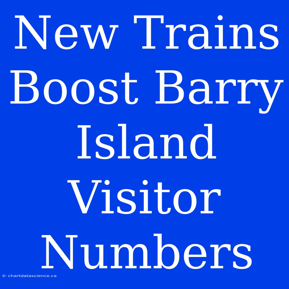 New Trains Boost Barry Island Visitor Numbers