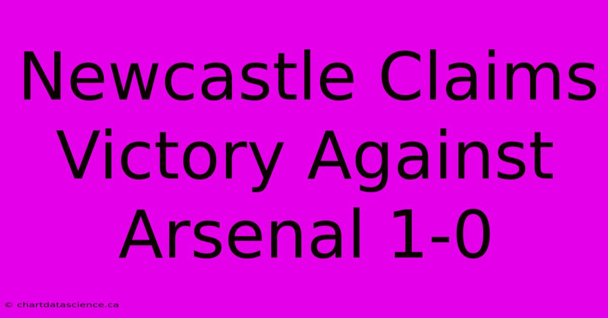 Newcastle Claims Victory Against Arsenal 1-0