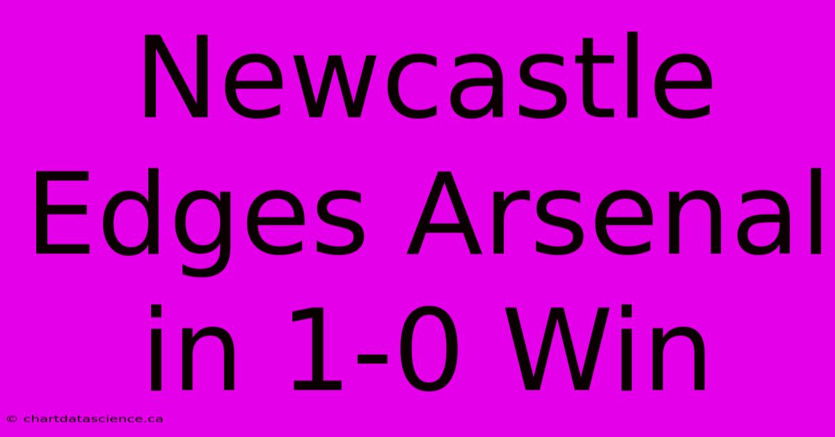 Newcastle Edges Arsenal In 1-0 Win