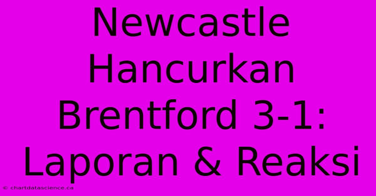 Newcastle Hancurkan Brentford 3-1: Laporan & Reaksi