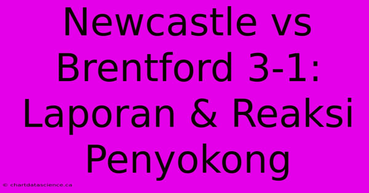 Newcastle Vs Brentford 3-1: Laporan & Reaksi Penyokong