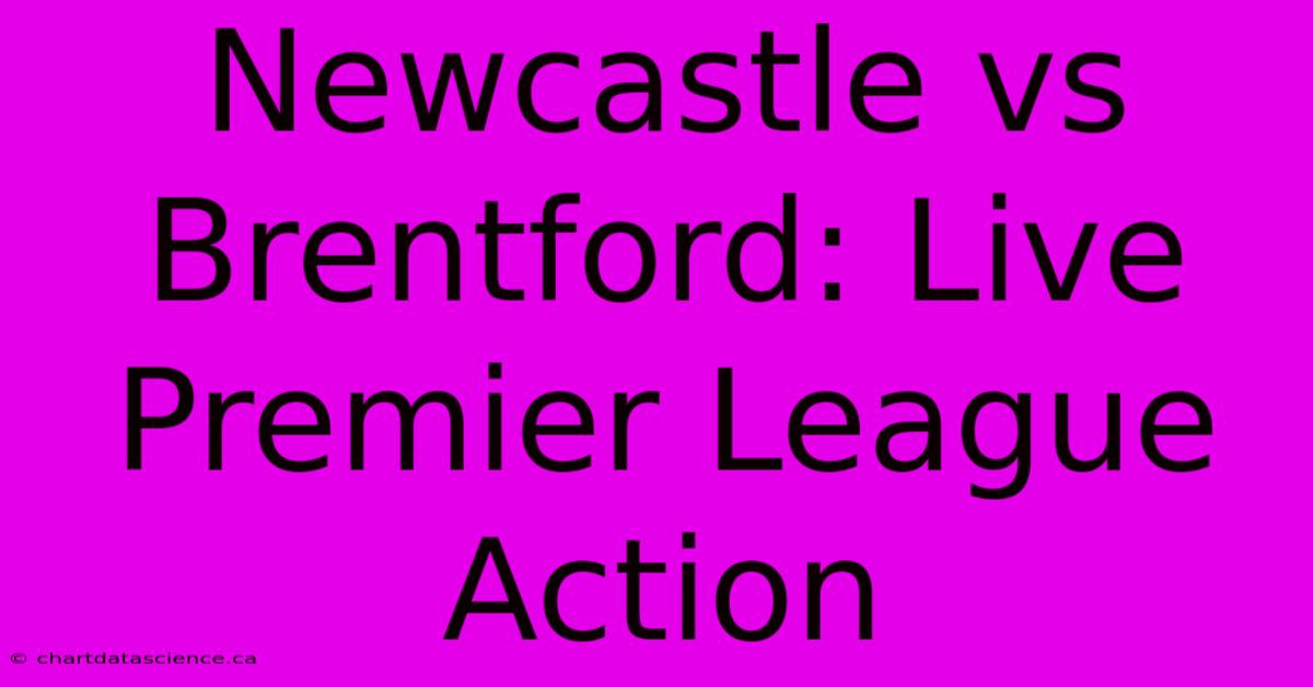 Newcastle Vs Brentford: Live Premier League Action