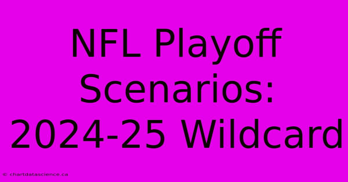 NFL Playoff Scenarios: 2024-25 Wildcard