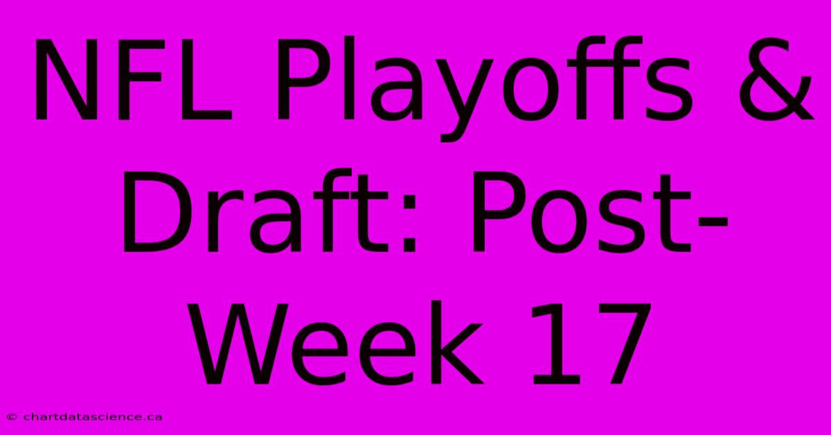 NFL Playoffs & Draft: Post-Week 17