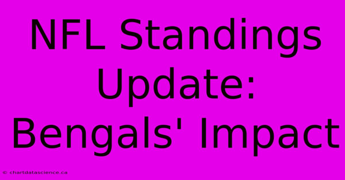 NFL Standings Update: Bengals' Impact