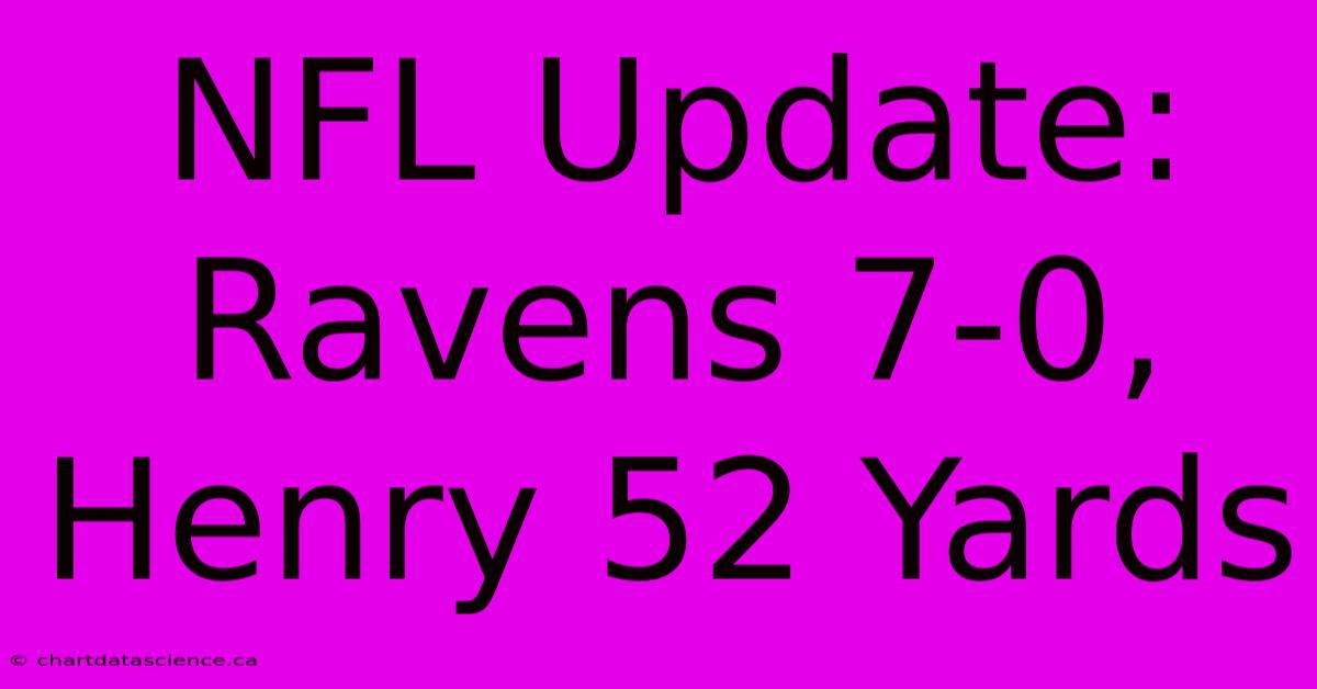 NFL Update: Ravens 7-0, Henry 52 Yards