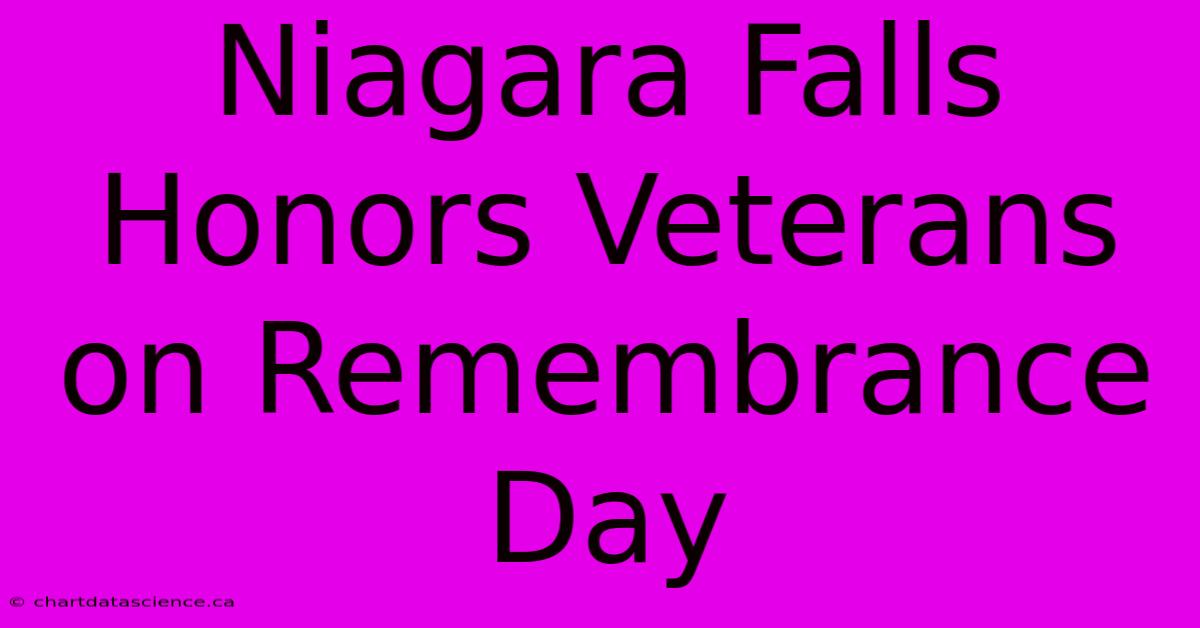 Niagara Falls Honors Veterans On Remembrance Day