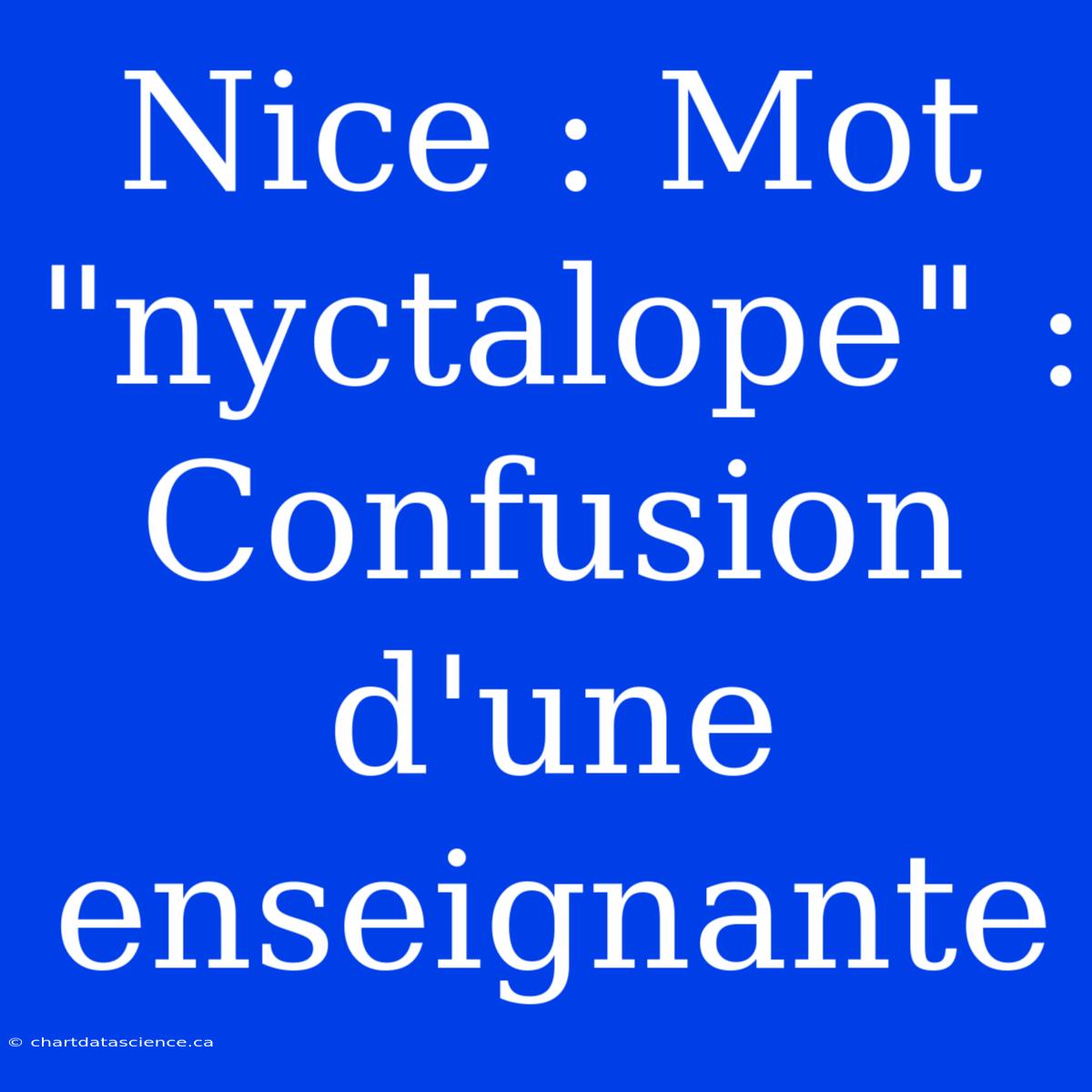 Nice : Mot 