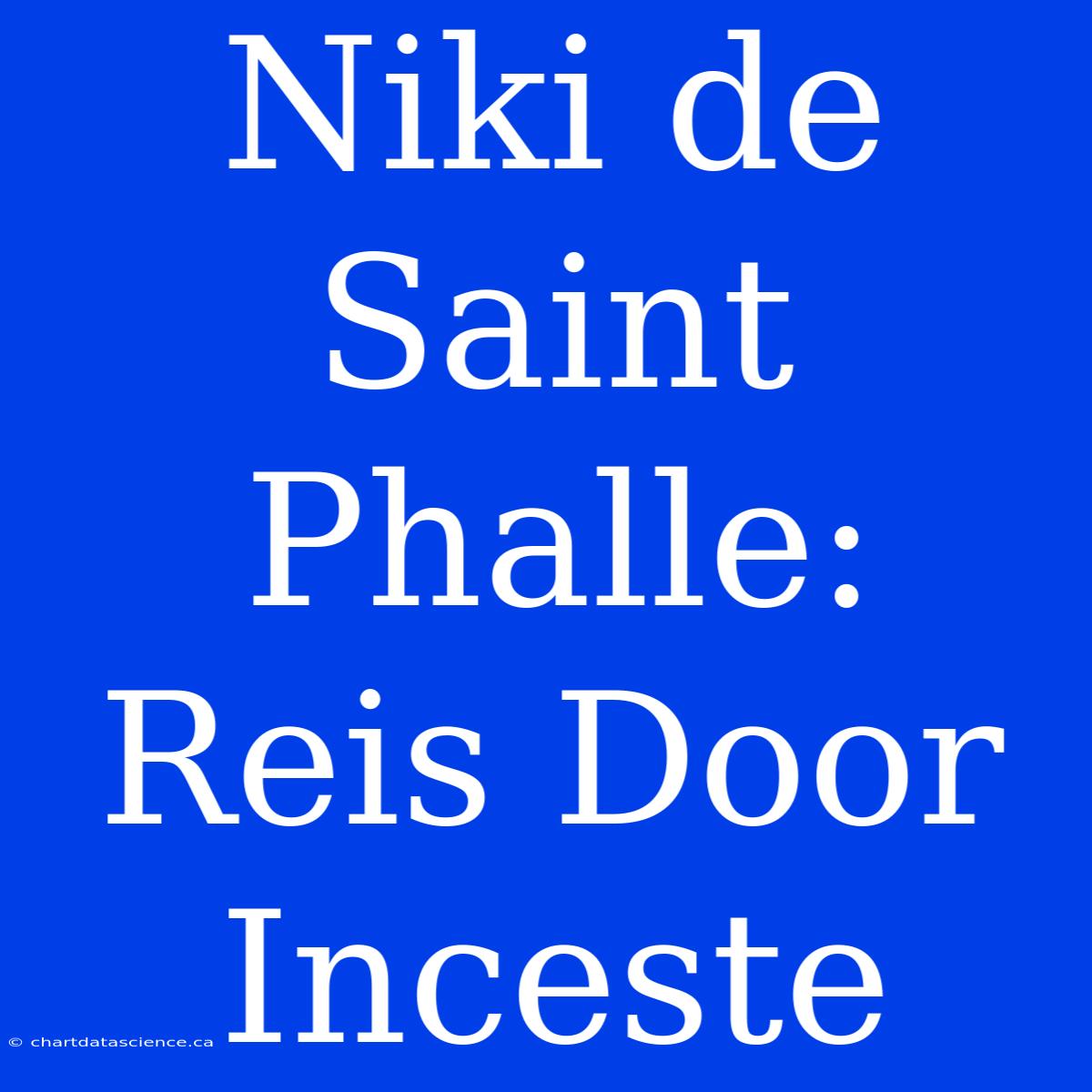 Niki De Saint Phalle: Reis Door Inceste