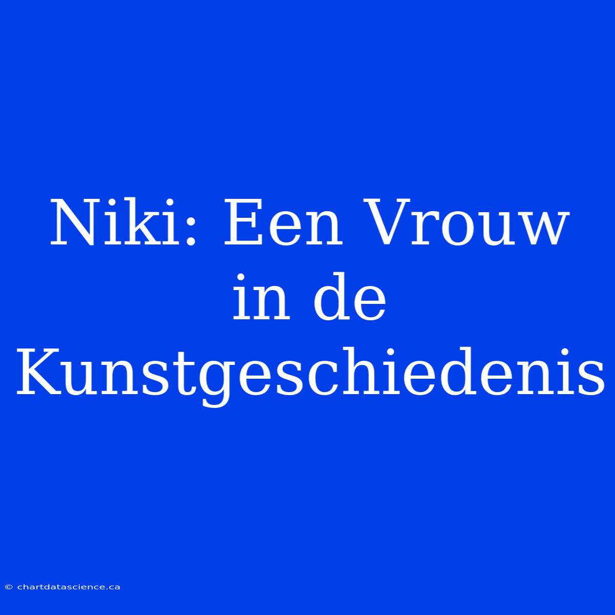 Niki: Een Vrouw In De Kunstgeschiedenis