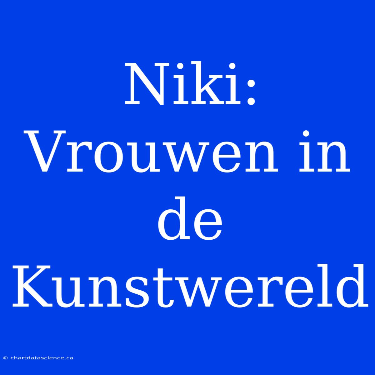 Niki: Vrouwen In De Kunstwereld