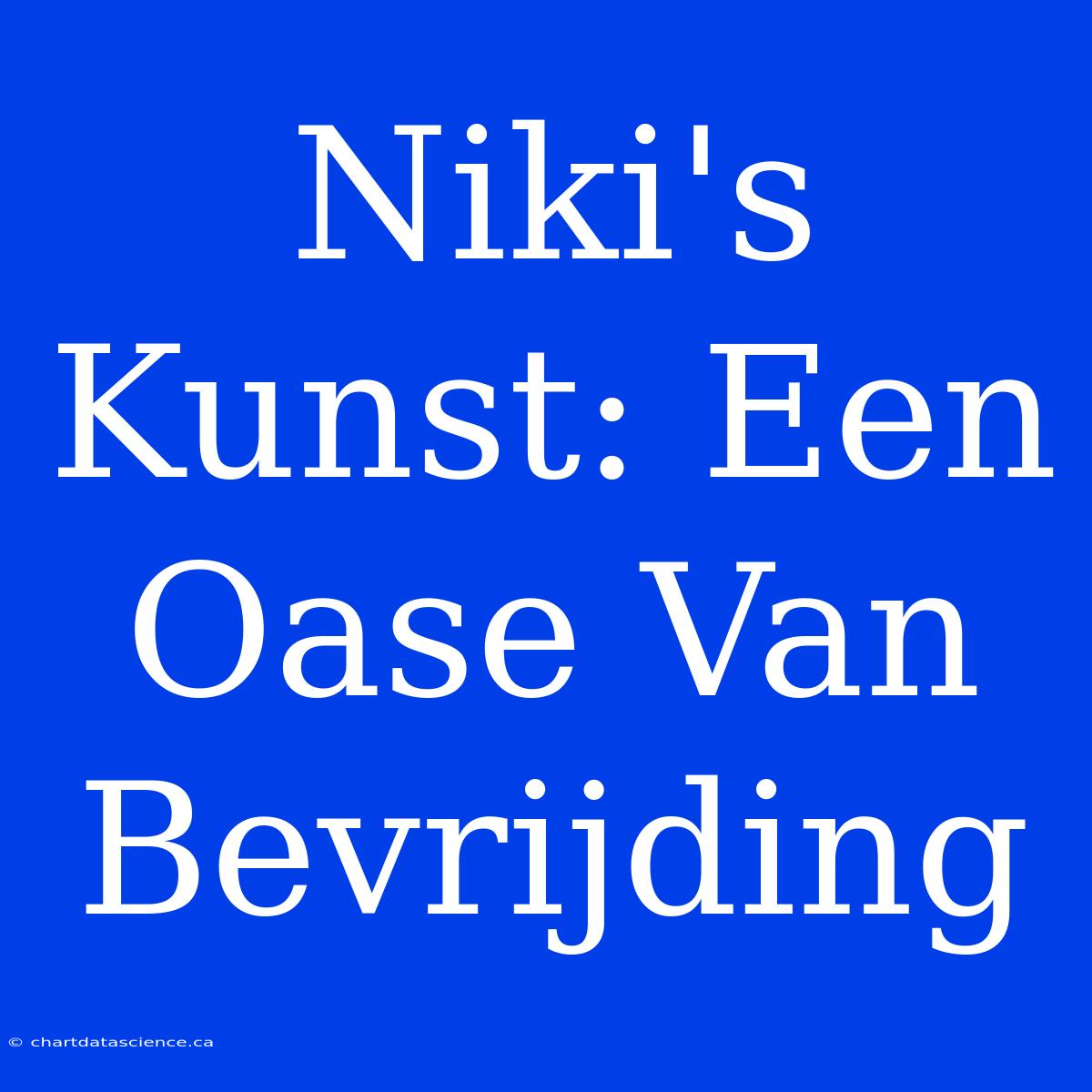 Niki's Kunst: Een Oase Van Bevrijding