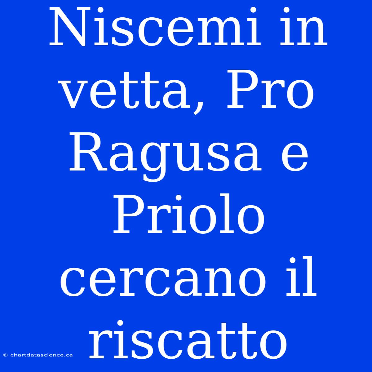 Niscemi In Vetta, Pro Ragusa E Priolo Cercano Il Riscatto